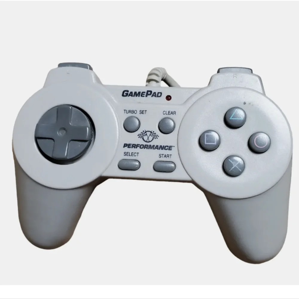 PS1 Controller Grey 🔥 Sony Playstation 1 Controller 🎮 Gamepad Performance